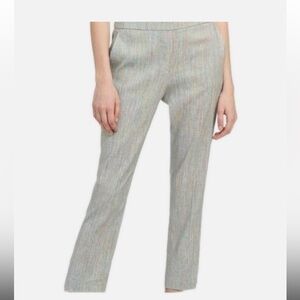 Theory Treeca Multi Color Linen Straight Leg Pants 6